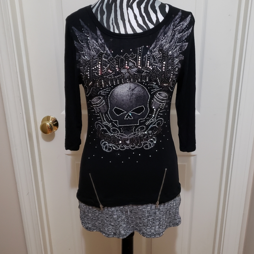 3/4 sleeve Harley Davidson Shirt